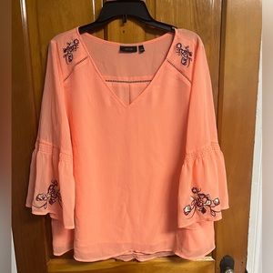 Apt 9 orange woman’s blouse size xl
